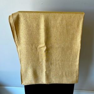 Gold shimmer wrap. NWOT/NWOB.  Color is stunning!  Holiday pick🎁